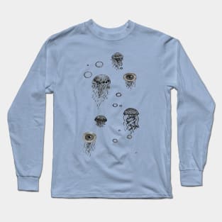 All Seeing Jellyfish Long Sleeve T-Shirt